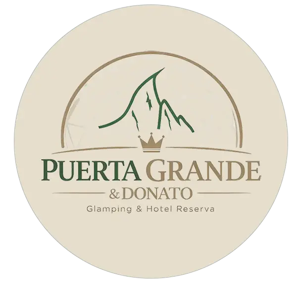 Logo glamping y reserva masked rounded
